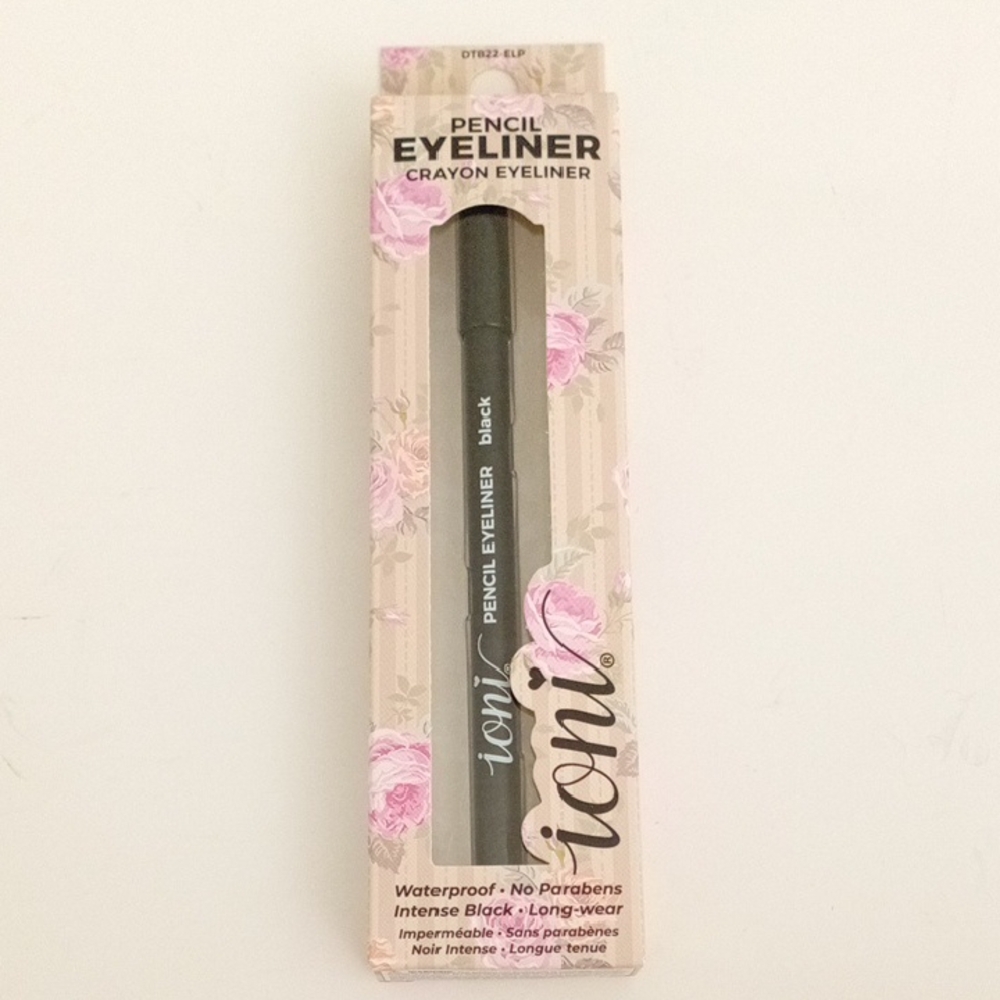 Ioni Waterproof Paraben Free Long Wearing Black Pencil Eyeliner 1.5 g